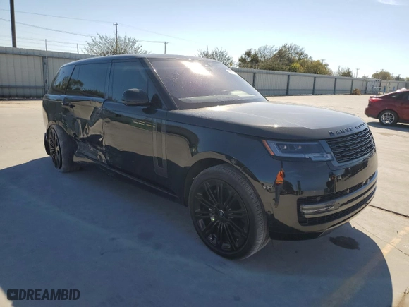 2023 Land Rover Range Rover SE with VIN SALKPBFU2PA017373, listed as a Copart auction lot 79711824 with 22,619 mi miles and Salvage Title. Bid and sale history available at carsss.com. Image 4.