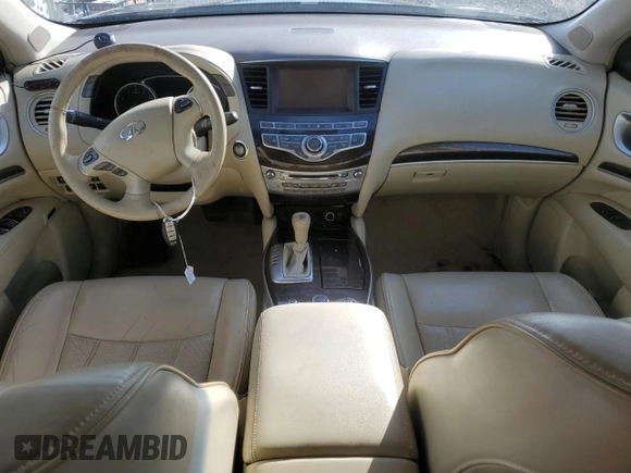 2014 Infiniti QX60 with VIN 5N1AL0MM2EC533316, listed as a Copart auction lot 43734075 with 124,280 mi miles and Salvage Title. Bid and sale history available at DreamBid. Image 8.