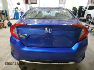 2020 Honda Civic LX with VIN 19XFC2F62LE024577, listed as a Copart auction lot 50799335 with 27,215 mi miles and Salvage Title. Bid and sale history available at DreamBid. Image 6.