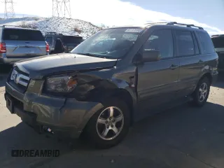 2008 Honda Pilot EX-L with VIN 5FNYF18528B027530, listed as a Copart auction lot 80157604 with 197,910 mi miles and Salvage Title. Bid and sale history available at DreamBid. Image 1.