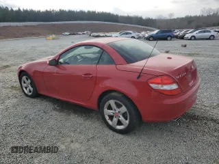 2008 Mercedes-Benz SLK-Class 3.0L with VIN WDBWK54F68F187946, listed as a Copart auction lot 43484745 with 104,011 mi miles and Salvage Title. Bid and sale history available at carsss.com. Image 2.