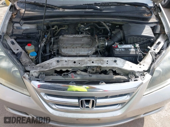 2005 Honda Odyssey EX with VIN 5FNRL38415B039809, listed as a IAAI auction lot 41884459 with 231,258 mi miles. Bid and sale history available at carsss.com. Image 10.