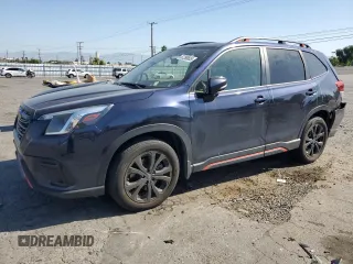 2022 Subaru Forester Special Sports with VIN JF2SKAJC1NH523491, listed as a Copart auction lot 57290605 with 74,713 mi miles and Salvage title. Bid and sale history available at DreamBid. Image 1.