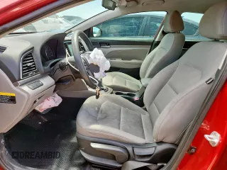 2017 Hyundai Elantra SE with VIN 5NPD84LF6HH009401, listed as a Copart auction lot 62397005 with 81,254 mi miles and Salvage title. Bid and sale history available at DreamBid. Image 7.