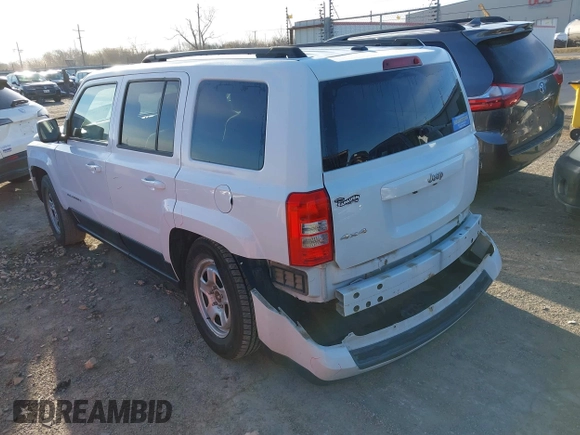 2017 Jeep Patriot 75th Anniversary with VIN 1C4NJRBB0HD138003, listed as a IAAI auction lot 41717936 with 120,610 mi miles and . Bid and sale history available at carsss.com. Image 3.