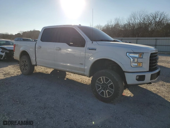 2016 Ford F-150 XLT with VIN 1FTEW1EG9GKF17909, listed as a Copart auction lot 85534894 with 205,017 mi miles and Salvage Title. Bid and sale history available at carsss.com. Image 4.