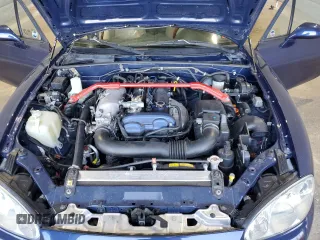 2001 Mazda MX-5 Miata with VIN JM1NB353510209224, listed as a Copart auction lot 51736955 with 103,732 mi miles and Salvage Title. Bid and sale history available at DreamBid. Image 11.