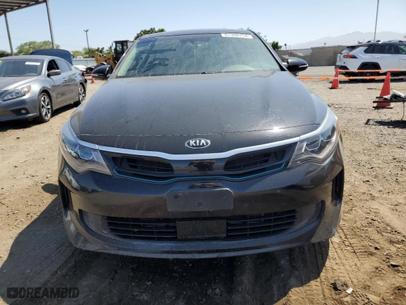 2017 Kia Optima Plug-In Hybrid EX with VIN KNAGV4LD0H5017351, listed as a Copart auction lot 61308154 with NaN miles and Salvage Title. Bid and sale history available at carsss.com. Image 5.