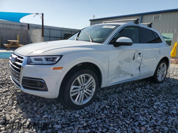 2019 Audi Q5 Prestige с VIN WA1CNAFY1K2118707, выставлен на аукционе Copart как лот 57308405 с пробегом 58 562 миль миль и Списание • Salvage title. История ставок и продаж доступна на DreamBid. Изображение 1.