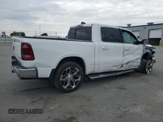 2023 Ram 1500 Longhorn with VIN 1C6SRFKT6PN549473, listed as a Copart auction lot 54166445 with 45,676 mi miles and Salvage title. Bid and sale history available at DreamBid. Image 3.