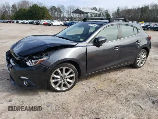 2014 Mazda 3 S Grand Touring with VIN JM1BM1M35E1190743, listed as a Copart auction lot 45683445 with 96,180 mi miles and Salvage Title. Bid and sale history available at DreamBid. Image 1.