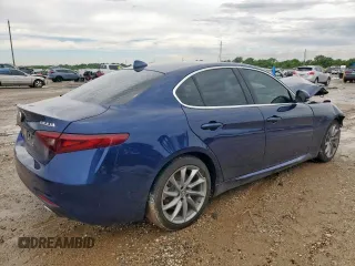 2021 Alfa Romeo Giulia with VIN ZARFAMAN6M7639186, listed as a Copart auction lot 58371745 with 46,162 mi miles and Salvage title. Bid and sale history available at DreamBid. Image 3.
