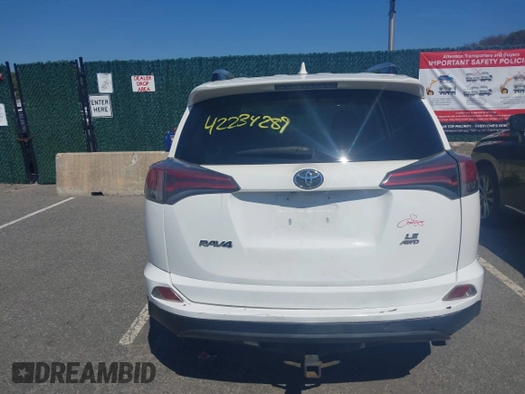 2017 Toyota RAV4 LE with VIN JTMBFREV4HJ112595, listed as a IAAI auction lot 42234289 with 207,379 mi miles and . Bid and sale history available at carsss.com. Image 16.