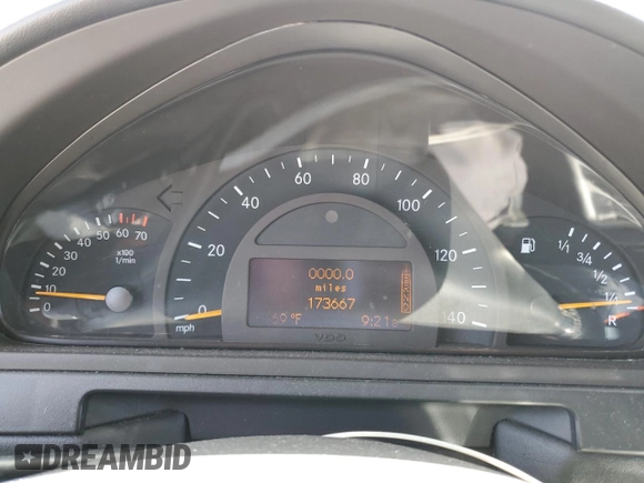 2003 Mercedes-Benz G with VIN WDCYR49E23X135498, listed as a Copart auction lot 53326085 with 173,667 mi miles and Salvage Title. Bid and sale history available at carsss.com. Image 9.