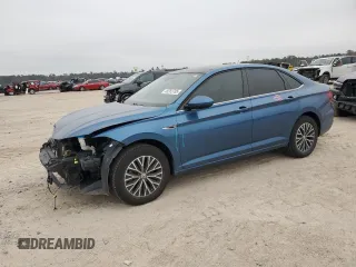 2019 Volkswagen Jetta SEL z VIN 3VWEB7BU7KM230687, wystawiony jako Copart lot #45283785 z przebiegiem 73 787 mil mil oraz Szkoda całkowita • Salvage title. Historia ofert i sprzedaży dostępna na DreamBid. Obrazek 1.