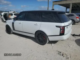 2019 Land Rover Range Rover с VIN SALGS5RE1KA520816, выставлен на аукционе Copart как лот 84727244 с пробегом 35 247 миль миль и Списание • Salvage title. История ставок и продаж доступна на DreamBid. Изображение 2.