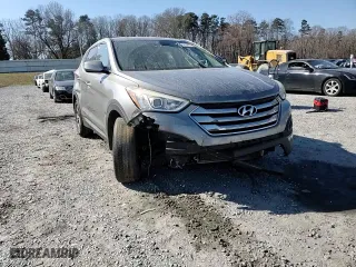 2015 Hyundai Santa Fe Sport with VIN 5XYZT3LB3FG297314, listed as a Copart auction lot 46344405 with 172,502 mi miles and Salvage Title. Bid and sale history available at carsss.com. Image 11.