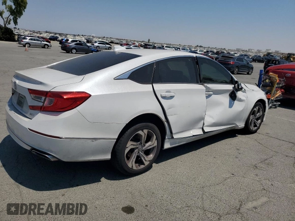 2018 Honda Accord EX-L with VIN 1HGCV2F52JA033835, listed as a Copart auction lot 64260455 with 256,087 mi miles and Salvage title. Bid and sale history available at DreamBid. Image 3.