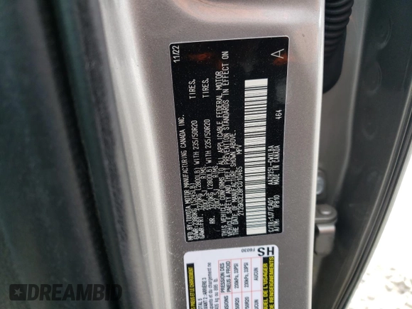 2023 Lexus NX with VIN 2T2GKCEZ8PC010465, listed as a Copart auction lot 77894374 with 18,269 mi miles and Salvage Title. Bid and sale history available at carsss.com. Image 14.