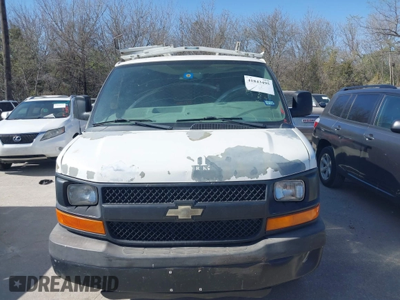 2012 Chevrolet Express Cargo Van with VIN 1GCWGFCA7C1106165, listed as a IAAI auction lot 41843495 with 315,215 mi miles. Bid and sale history available at carsss.com. Image 12.