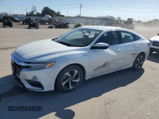 2021 Honda Insight EX z VIN 19XZE4F53ME005256, wystawiony jako Copart lot #53746925 z przebiegiem Nie podano mil oraz Szkoda całkowita • Salvage title. Historia ofert i sprzedaży dostępna na DreamBid. Obrazek 1.