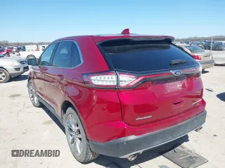 2015 Ford Edge Titanium z VIN 2FMPK3K83FBB06068, wystawiony jako IAAI lot #41774040 z przebiegiem 134 821 mil mil oraz . Historia ofert i sprzedaży dostępna na DreamBid. Obrazek 3.