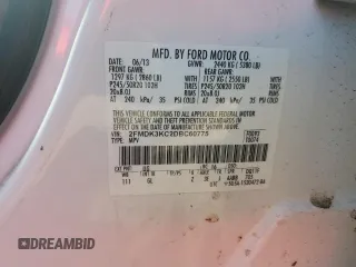 2013 Ford Edge Limited with VIN 2FMDK3KC2DBC60775, listed as a Copart auction lot 47280865 with 193,256 mi miles and Salvage Title. Bid and sale history available at carsss.com. Image 12.