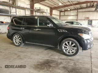 2013 Infiniti QX56 with VIN JN8AZ2NE8D9041959, listed as a Copart auction lot 55532895 with 146,540 mi miles and Clean Title. Bid and sale history available at DreamBid. Image 4.