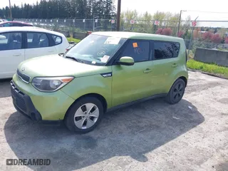 2015 Kia Soul with VIN KNDJN2A21F7792497, listed as a IAAI auction lot 42009828 with 1 mi miles. Bid and sale history available at carsss.com. Image 2.