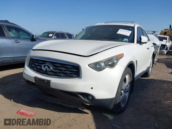 2011 Infiniti FX35 with VIN JN8AS1MW4BM734210, listed as a IAAI auction lot 41733759 with 170,862 mi miles. Bid and sale history available at carsss.com. Image 2.