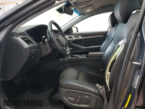 2018 Genesis G80 3.8L with VIN KMHGN4JE5JU260773, listed as a Copart auction lot 73008914 with 44,306 mi miles and Salvage Title. Bid and sale history available at carsss.com. Image 7.