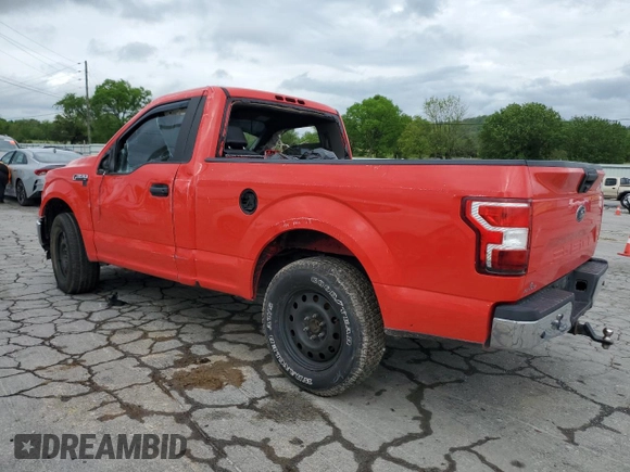 2018 Ford F-150 XL z VIN 1FTMF1CBXJKC16351, wystawiony jako Copart lot #54138485 z przebiegiem Nie podano mil oraz Szkoda całkowita • Salvage title. Historia ofert i sprzedaży dostępna na DreamBid. Obrazek 2.