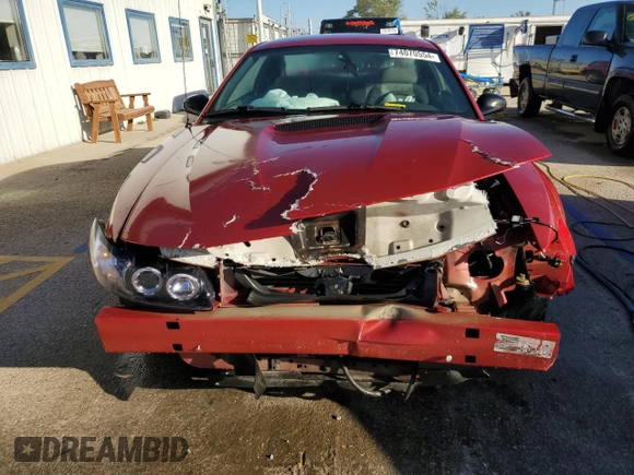 2002 Ford Mustang Standard с VIN 1FAFP40482F127648, выставлен на аукционе Copart как лот 74070554 с пробегом 67 849 миль миль и Списание • Salvage title. История ставок и продаж доступна на DreamBid. Изображение 5.