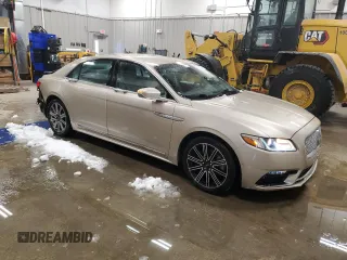 2017 Lincoln Continental Reserve with VIN 1LN6L9NP5H5600633, listed as a Copart auction lot 45412015 with 45,240 mi miles and Salvage Title. Bid and sale history available at DreamBid. Image 4.