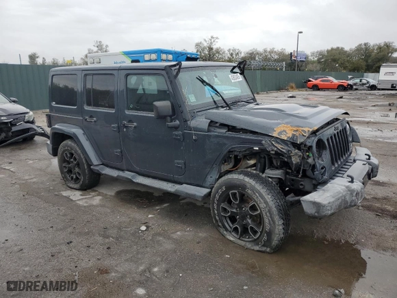 2018 Jeep Wrangler JK Unlimited Altitude with VIN 1C4BJWEG9JL891131, listed as a Copart auction lot 43853405 with 99,844 mi miles and Salvage Title. Bid and sale history available at carsss.com. Image 4.
