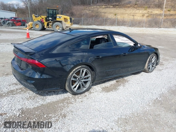 2020 Audi A7 Prestige with VIN WAUV2AF27LN002346, listed as a IAAI auction lot 41669705 with 59,156 mi miles. Bid and sale history available at carsss.com. Image 4.