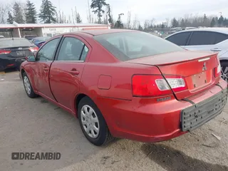 2012 Mitsubishi Galant ES with VIN 4A32B3FF5CE020894, listed as a IAAI auction lot 41473833 with 81,237 mi miles. Bid and sale history available at carsss.com. Image 3.