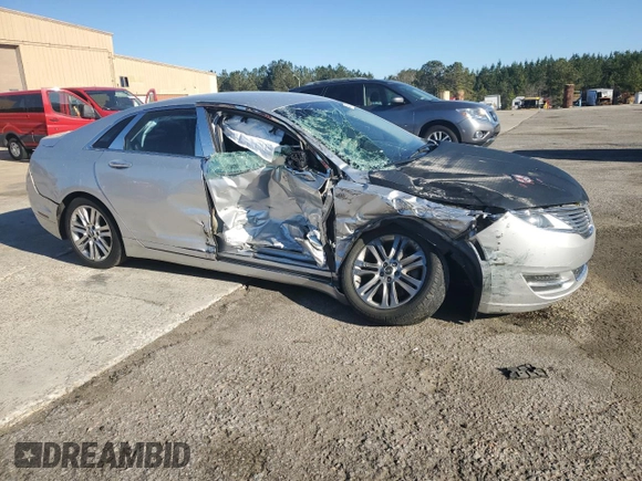 2016 Lincoln MKZ with VIN 3LN6L2G95GR610628, listed as a Copart auction lot 49579285 with 0 mi miles and Salvage Title. Bid and sale history available at carsss.com. Image 4.