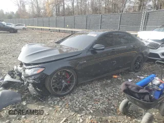 2019 Mercedes-Benz E 63 S AMG with VIN WDDZF8KBXKA552790, listed as a Copart auction lot 82524134 with 73,830 mi miles and Salvage Title. Bid and sale history available at DreamBid. Image 1.