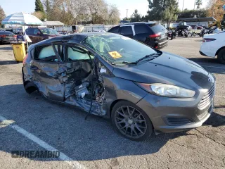 2017 Ford Fiesta SE with VIN 3FADP4EE7HM126038, listed as a Copart auction lot 42426755 with Not Provided miles and Salvage Title. Bid and sale history available at carsss.com. Image 4.
