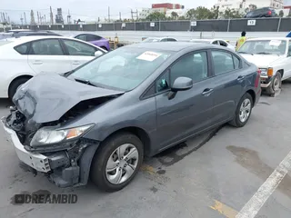 2013 Honda Civic LX with VIN 19XFB2F59DE232287, listed as a IAAI auction lot 42068594 with 132,231 mi miles and . Bid and sale history available at DreamBid. Image 2.