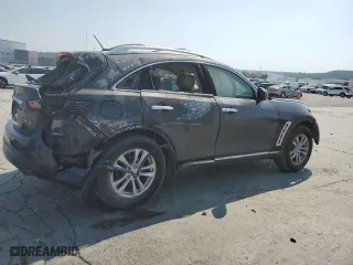 2010 Infiniti FX35 with VIN JN8AS1MU9AM802109, listed as a Copart auction lot 69224524 with 167,256 mi miles and Salvage Title. Bid and sale history available at carsss.com. Image 3.
