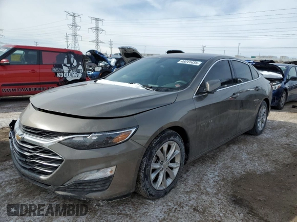2020 Chevrolet Malibu LT with VIN 1G1ZD5ST5LF025230, listed as a Copart auction lot 46041435 with 89,196 mi miles and Salvage Title. Bid and sale history available at carsss.com. Image 1.