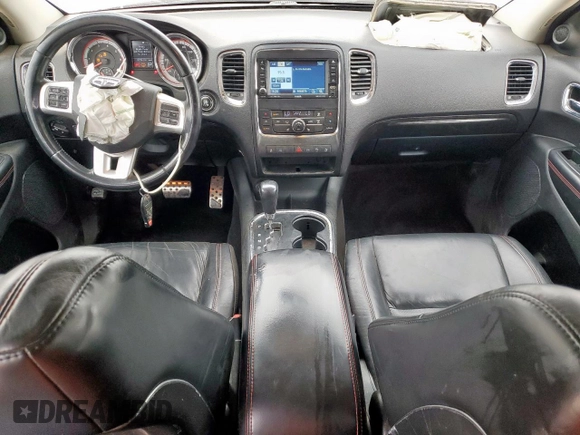2011 Dodge Durango R/T with VIN 1D4SD6GT4BC535269, listed as a Copart auction lot 58329705 with 122,961 mi miles and Salvage title. Bid and sale history available at DreamBid. Image 8.