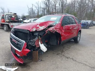 2013 GMC Acadia SLT with VIN 1GKKRRKD3DJ256561, listed as a IAAI auction lot 41652169 with 111,394 mi miles. Bid and sale history available at carsss.com. Image 2.