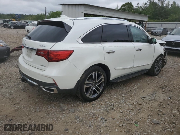 2017 Acura MDX w/Advance Pkg with VIN 5FRYD4H83HB033577, listed as a Copart auction lot 50218963 with 100,632 mi miles. Bid and sale history available at carsss.com. Image 3.