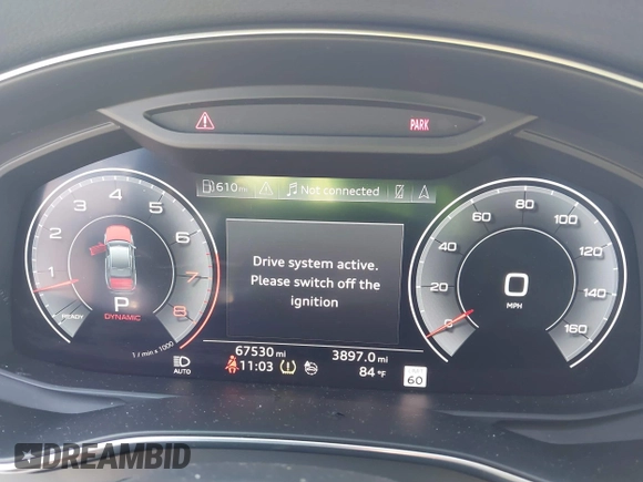 2019 Audi A6 Prestige with VIN WAUM2AF24KN051949, listed as a IAAI auction lot 42476474 with 67,530 mi miles and . Bid and sale history available at DreamBid. Image 7.