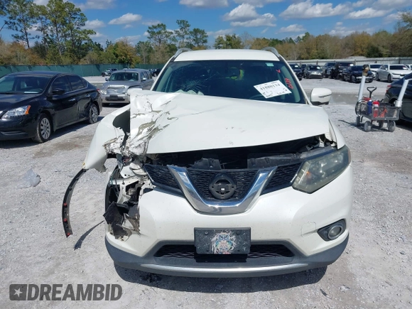 2015 Nissan Rogue SL with VIN 5N1AT2MV8FC820472, listed as a IAAI auction lot 41880134 with 191,035 mi miles. Bid and sale history available at carsss.com. Image 12.