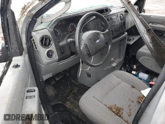 2009 Ford Econoline Cargo Commercial with VIN 1FTNE14W69DA78011, listed as a Copart auction lot 52593765 with 29,787 mi miles and Salvage Title. Bid and sale history available at DreamBid. Image 8.
