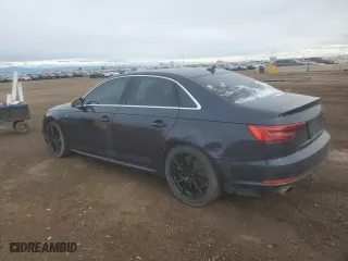 2017 Audi A4 Premium Plus with VIN WAUENAF40HN022325, listed as a Copart auction lot 49175105 with 83,471 mi miles and Salvage Title. Bid and sale history available at carsss.com. Image 2.